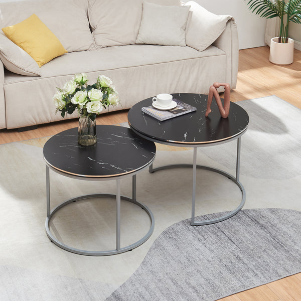 Stolik kawowy Skagen w zestawie 2 sztuk w różnych kolorach. kolory [en.casa]