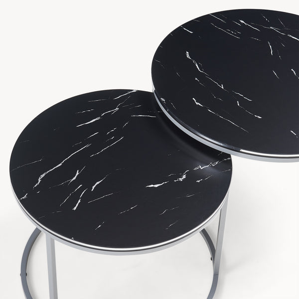 Stolik kawowy Skagen w zestawie 2 sztuk w różnych kolorach. kolory [en.casa]