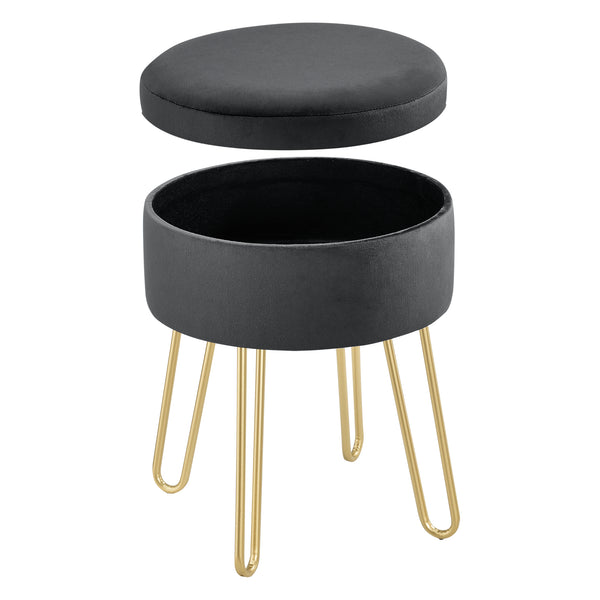 Stołek Siders 48x38x38 cm rama MDF/metal różne kolory kolory en.casa