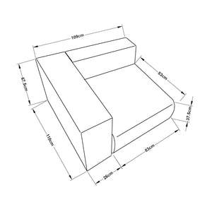 Moduł sofy Suldal [en.casa]