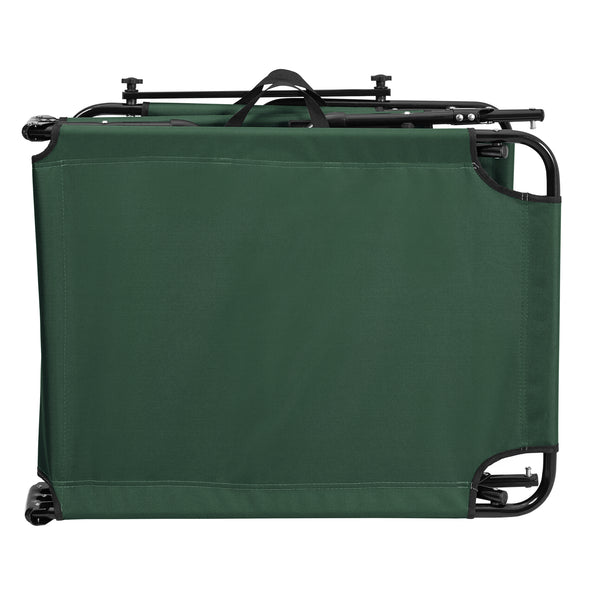 Zestaw 2 składanych leżaków Lomeda z daszkiem w różnych kolorach kolory [casa.pro]