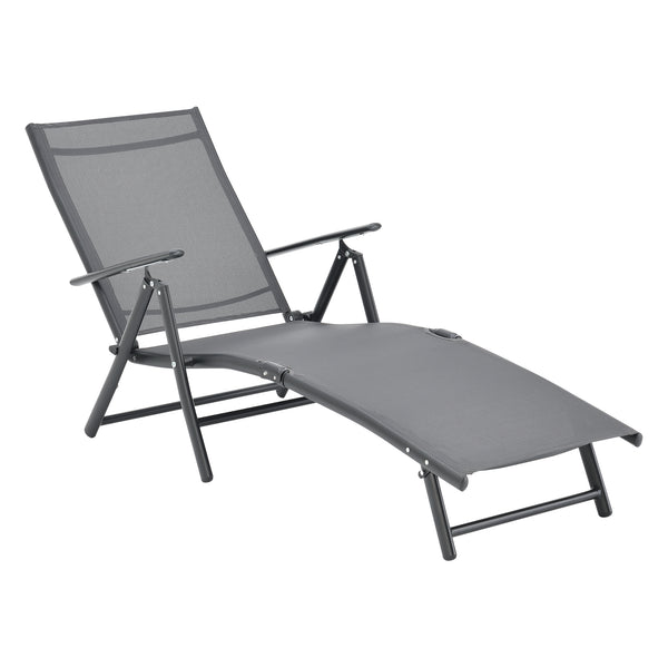 Leżak Alborea z podłokietnikami różne kolory en.casa