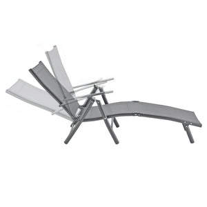 Leżak Alborea z podłokietnikami różne kolory en.casa