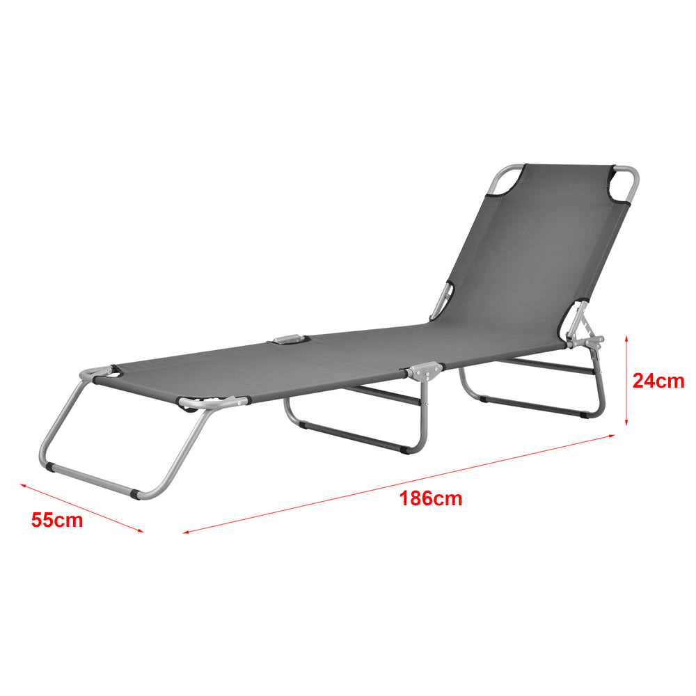 Sonnenliege Carcao 186x55x24 cm [casa.pro] - premiumXL