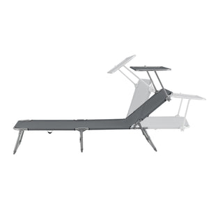 Leżak Getaria 189x57x28 cm [en.casa]