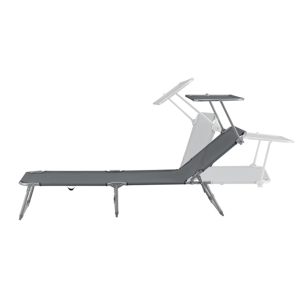 Leżak Getaria 189x57x28 cm [en.casa]