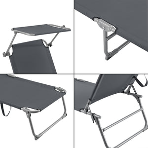 Leżak Getaria 189x57x28 cm [en.casa]