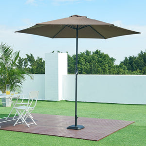 Stojak na parasol Biccari betonowy czarny [casa.pro]