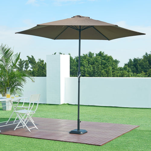 Stojak na parasol Biccari betonowy czarny [casa.pro]
