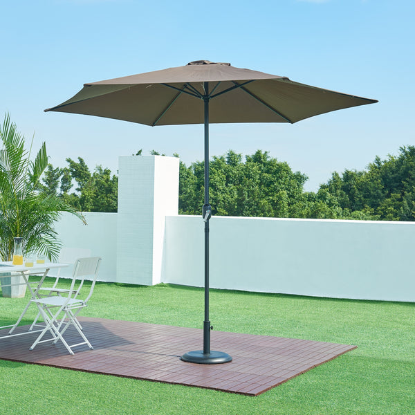 Stojak na parasol Bionaz betonowy czarny [casa.pro]