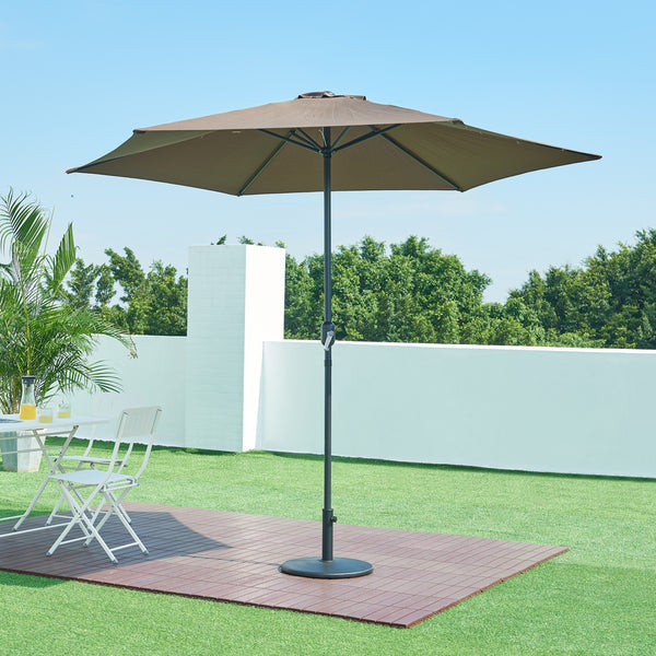 Stojak na parasol Bionaz betonowy czarny [casa.pro]