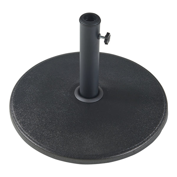 Stojak na parasol Bionaz betonowy czarny [casa.pro]