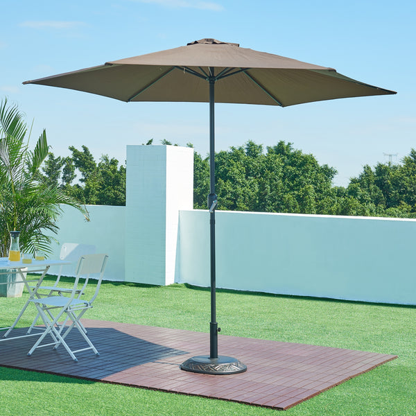 Stojak na parasol Bisegna betonowy Ø50x7cm 25 kg [casa.pro]