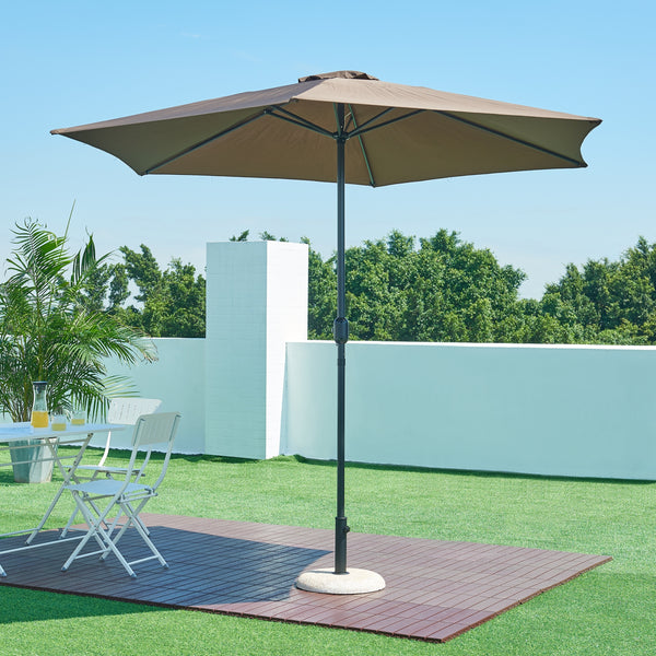 Stojak na parasol Bitritto betonowy Ø45x6 cm [casa.pro]