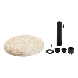Stojak na parasol Bitritto betonowy Ø45x6 cm [casa.pro]