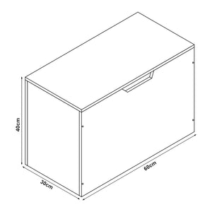 Pudełko na zabawki Oleiros [en.casa]