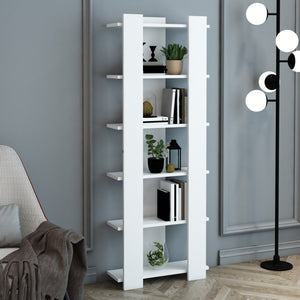 Biały regał Præstø [en.casa]