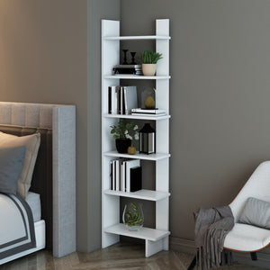 Regał Midtdjurs biały [en.casa]