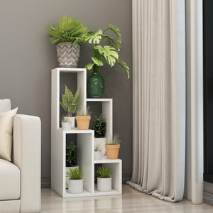 Półka stojąca Ringkøbing zestaw 2 biały [en.casa]