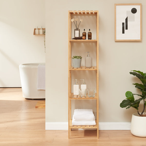 Regał stojący Lierne bambus naturalny [en.casa]