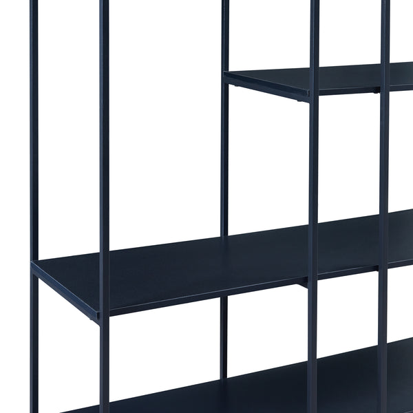 Półka stojąca Rælingen czarna [en.casa]