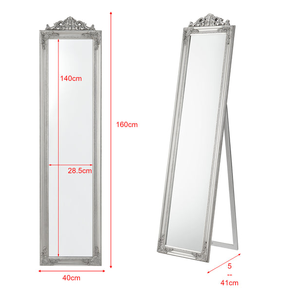 Lustro stojące Arezzo 160x40 cm w różnych kolorach [en.casa]