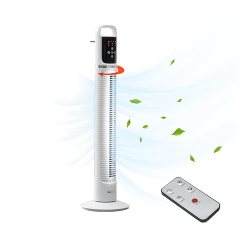 Wentylator stojący Towervent 40W 3 tryby pracy Czarny in.tec