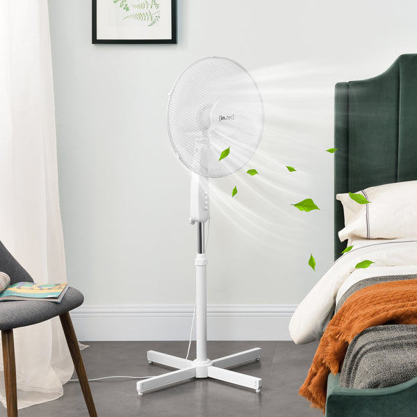 Wentylator stojący Antrim Ø 41 cm z 3 stopniami w różnych kolorach en.casa