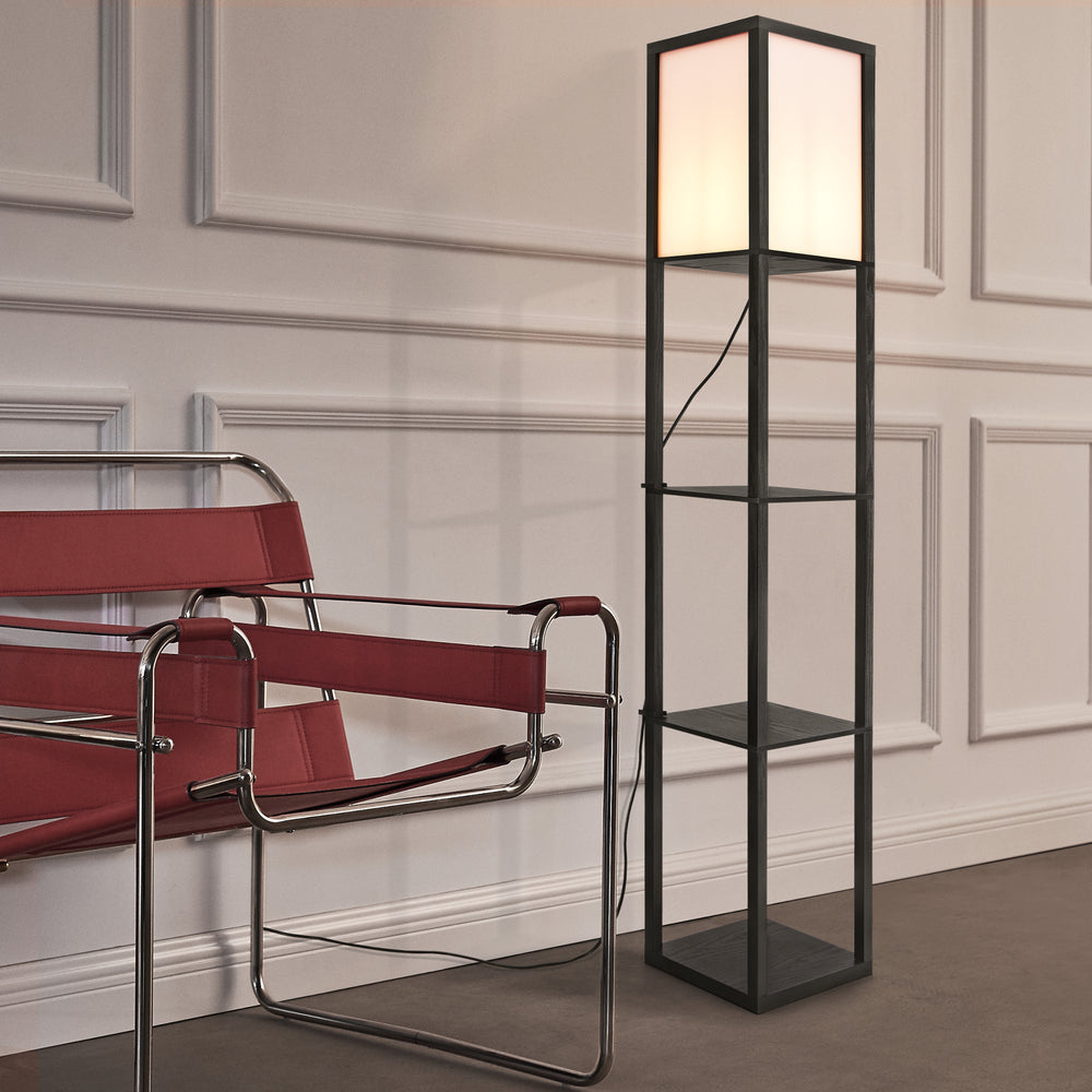 Lampa podłogowa Stapleford z półką [lux.pro]