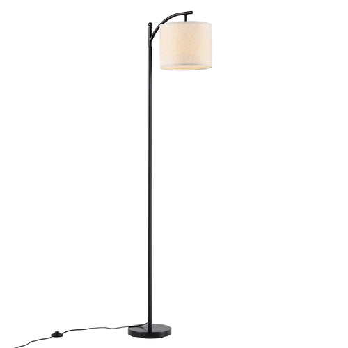 Lampa podłogowa Coventry czarny/beżowy [lux.pro]