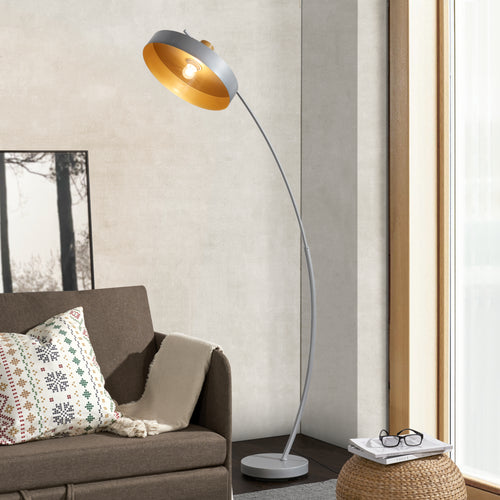 Bogenlampe Stafford Grau [lux.pro] - premiumXL
