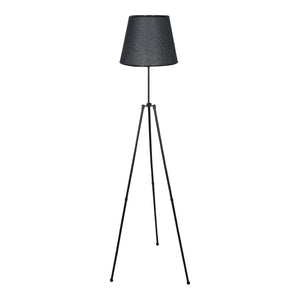 Lampa stojąca Musselburgh 1 x E27 metal czarny [lux.pro]