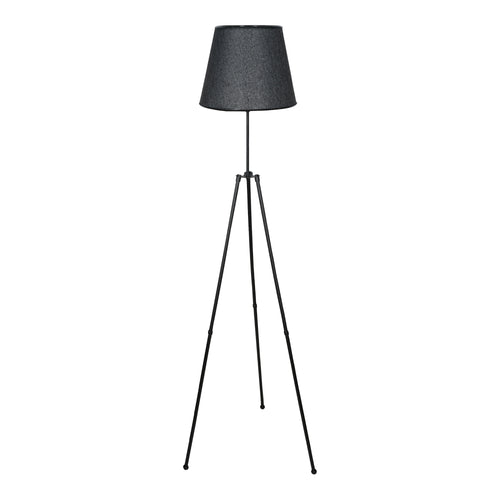 Lampa stojąca Musselburgh 1 x E27 metal czarny [lux.pro]