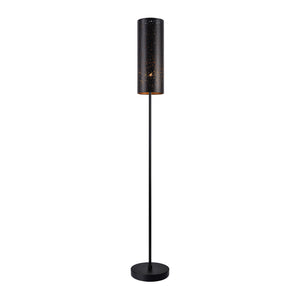[lux.pro]® Lampa stojąca metalowa czarna Perth
