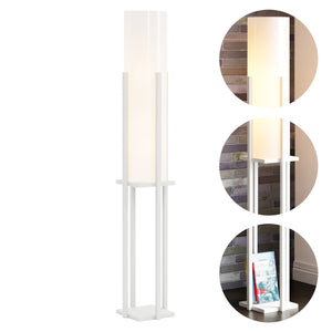 Lampa stojąca Gisborne z półką [lux.pro]