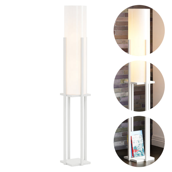 Lampa stojąca Gisborne z półką [lux.pro]