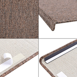 Prostokątny zestaw mat schodowych w 15 różnych kolorach kolory [en.casa]