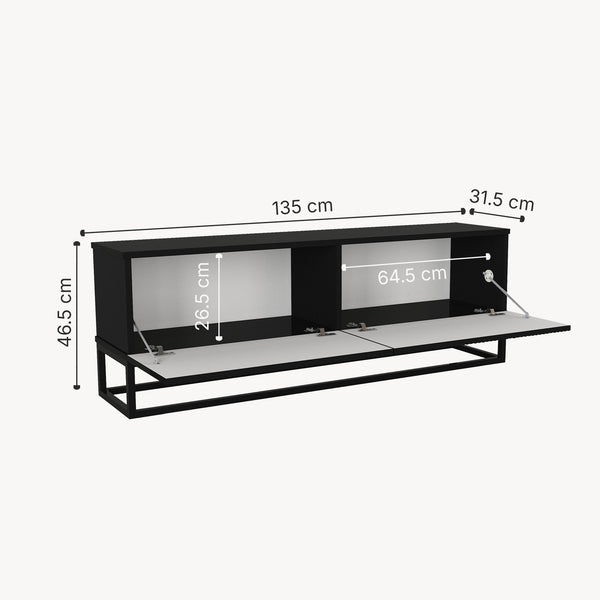 TV lowboard Verpsboga [en.casa]
