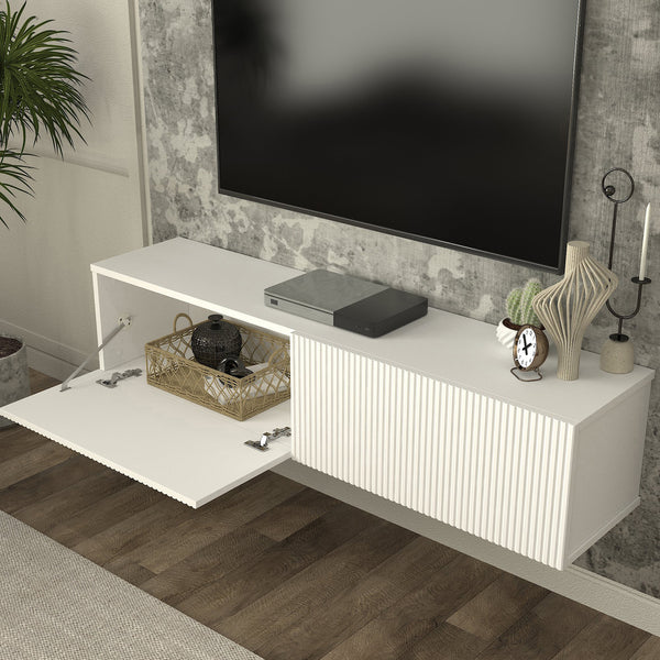 Wisząca szafka pod telewizor Verpsboga [en.casa]