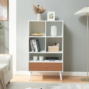 Regał z szufladą Reyljand [en.casa]