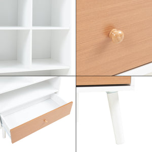 Regał z szufladą Reyljand [en.casa]