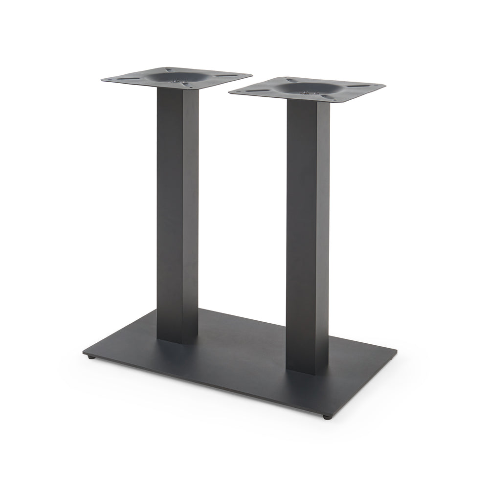Rama stołu Vadejord stal 70x40x73 cm czarny [en.casa]