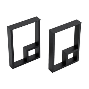 Stelaż do stołu Kauhava zestaw 2 szt. stal [en.casa] - premiumXL