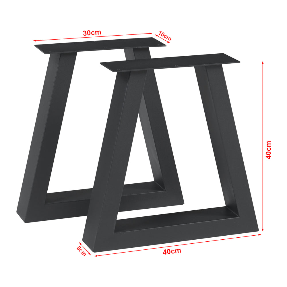 Rama stołu zestaw 2 Greiling czarny [en.casa]