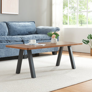 Stelaż stołu zestaw 2 szt. Heustreu czarny [en.casa]