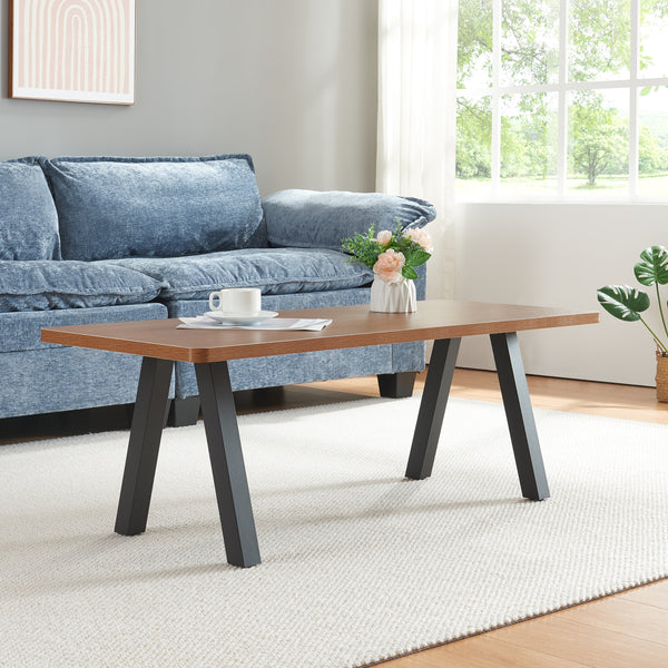 Stelaż stołu zestaw 2 szt. Heustreu czarny [en.casa]