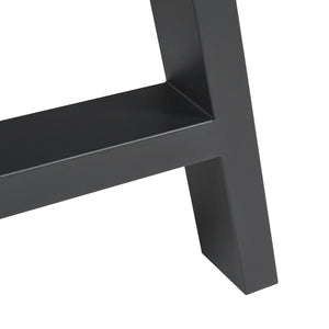 Stelaż stołu zestaw 2 Eschau stal czarny [en.casa]