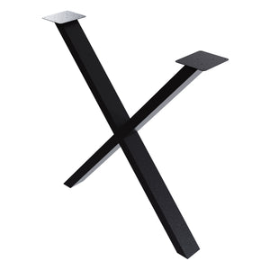 Stelaż stołu Høng czarny różne rozmiary [en.casa]