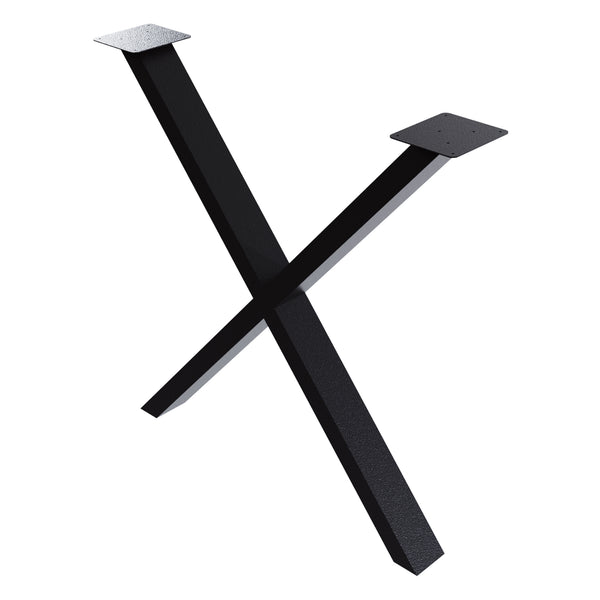 Stelaż stołu Høng czarny różne rozmiary [en.casa]