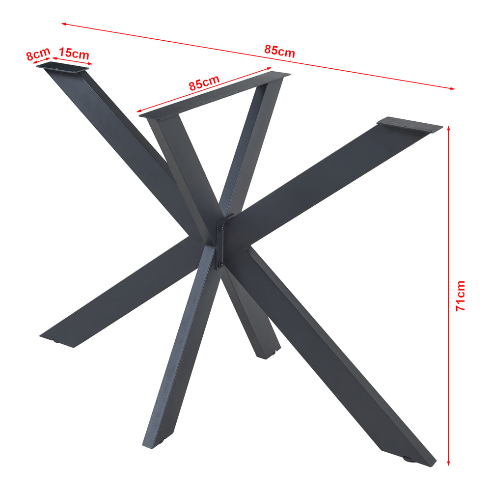 Stalowa rama stołu Oberau [en.casa]